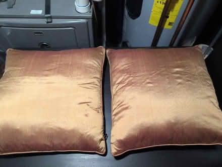 Photo of free Rose gold throw pillows (Brentwood) #1