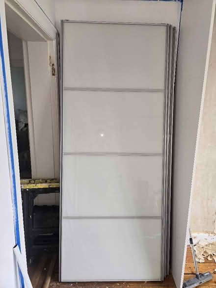 Photo of free 3 glass sliding wardrobe doors (Streatham SW16) #1