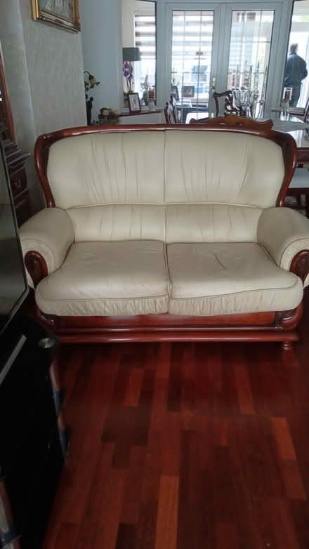 Photo of free 2 seater leather sofa (Palmers Green N13) #1