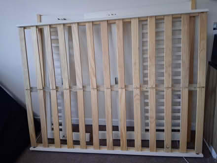 Photo of free White Wooden Double Bed Frame (PL25) #3