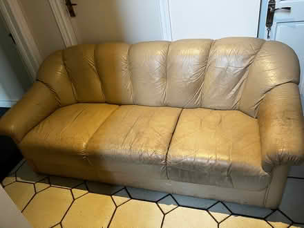 Photo of free Leather Sofa (Near Lusk , Co. Dublin) #3