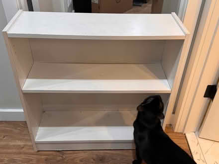 Photo of free White Ikea Shelf (By College Park Middle School) #1