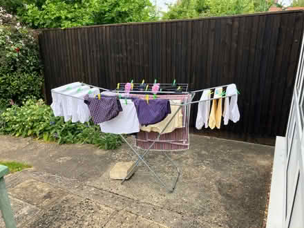 Photo of free Folding clothes airer/clothes horse (Upper Wolvercote OX2) #1