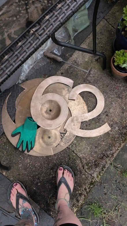 Photo of Broken cymbals (Ilkeston DE7) #1