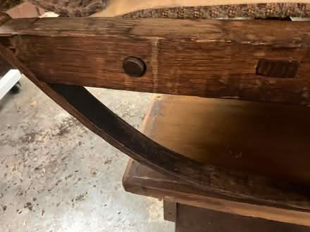 Photo of free Antique (?) sleigh table (Gerrish Island, Kittery Point) #2
