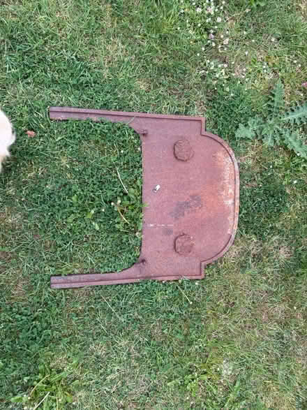 Photo of free Antique solid cast iron fire back (BN7) #1