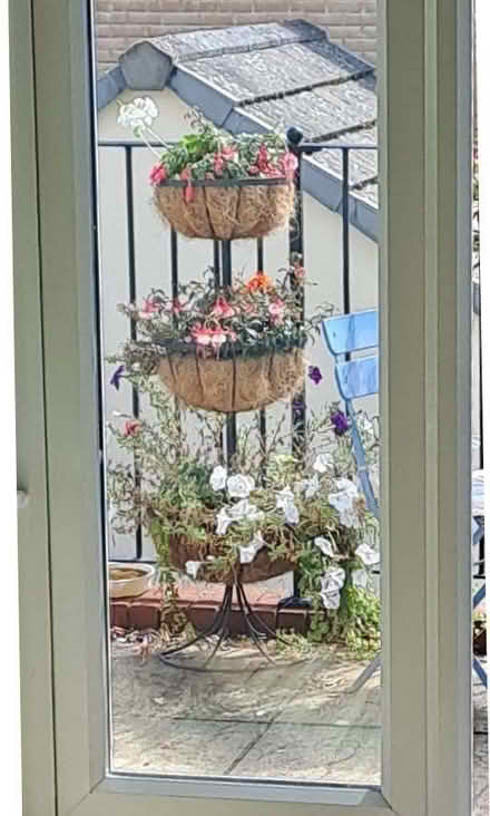 Photo of free Two 3-tier Garden Metal Planters (Coburgh Corner TQ13) #2