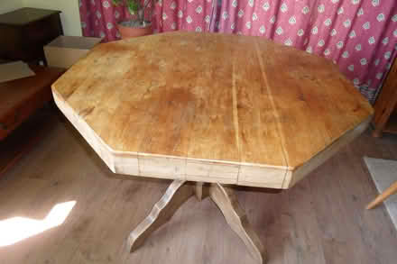 Photo of free 6-sided wooden table (Dawley TF4) #1