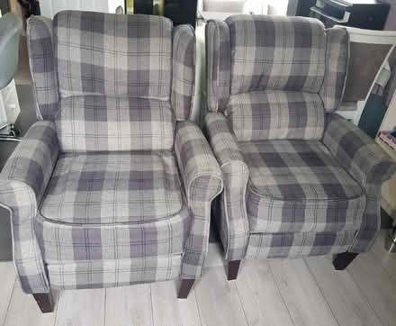Photo of free Matching recliner armchairs (Welland WR13) #1