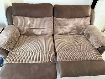 Photo of free 3 Seater Manual Recliner Sofa (Hinckley and Bosworth LE10) #3