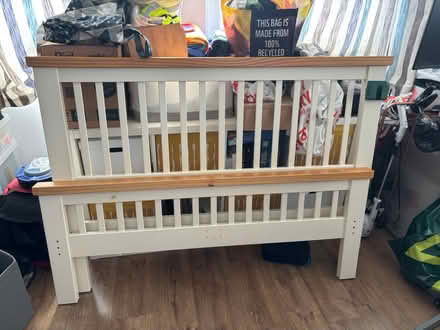Photo of free Head- and footboard (double size) (KT4 near Waitrose) #1