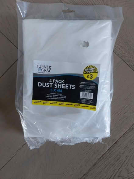 Photo of free Pack of dust sheets, 2 left (Wrose BD2) #1