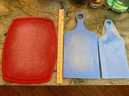 Photo of free Plastic cutting boards (Sunnyvale near Wolfe and Reed) #1