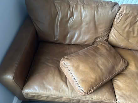 Photo of free Leather sofa (Walsall WS4) #2