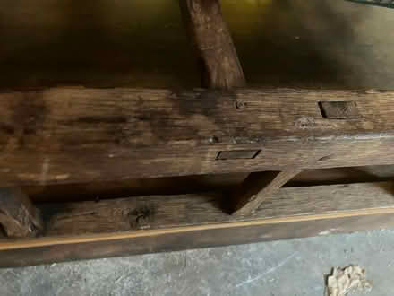 Photo of free Antique (?) sleigh table (Gerrish Island, Kittery Point) #3