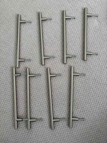 Photo of free 8 x chrome cupboard handles (BS4 (Sandy Park)) #1