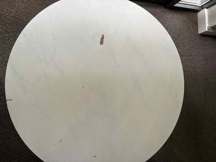 Photo of free White marble effect coffee table (OX16 Cherwell heights) #3