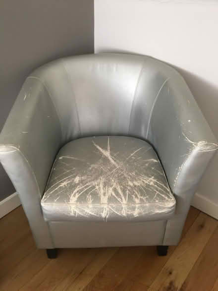 Photo of free Silver loveseat - base cover (Altrincham 2DP) #3
