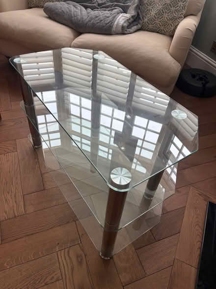 Photo of free Glass tv stand (Wandsworth Common SW18) #2