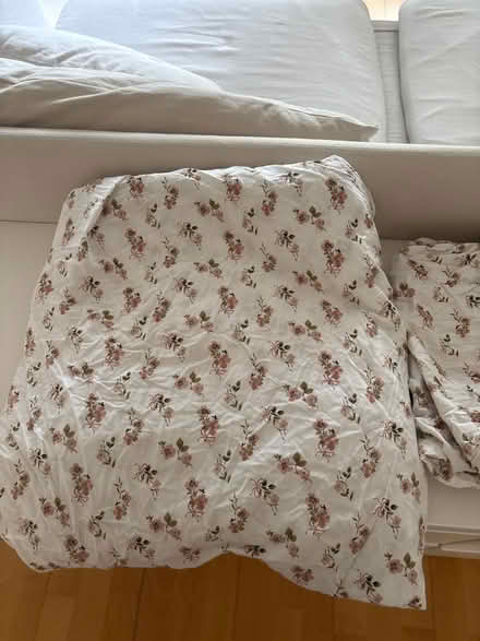 Photo of free Urban outfitters king size floral duvet cover and 2 pillow (Barnsbury N1) #1