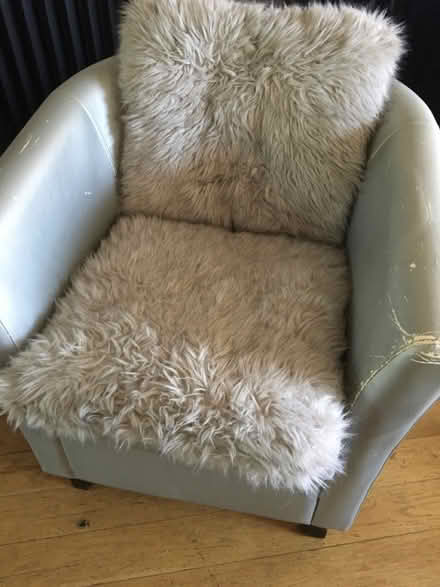 Photo of free Silver loveseat - base cover (Altrincham 2DP) #2