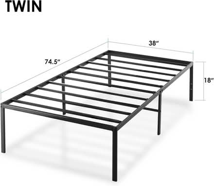 Photo of free Twin bed frame and mattress (Millwood/East Valley) #2