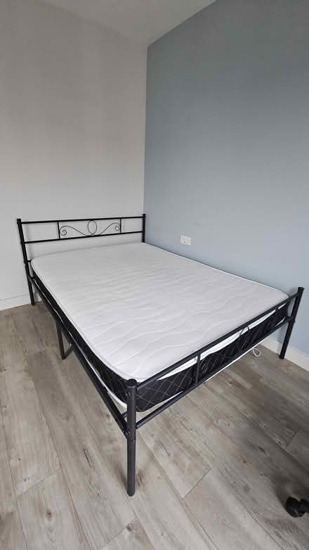 Photo of free Bed Frame (Double) and Mattress (2 Double Bed) (Wembley Stadium/Park HA9) #4
