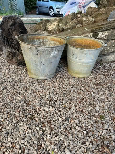 Photo of free Two Metal Buckets (Warton LA5) #1
