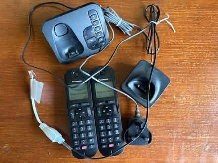 Photo of free Two Panasonic phones with answerphone (Totteridge HW HP13) #1