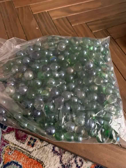 Photo of free Glass Marbles Green (Egremont CH44) #3