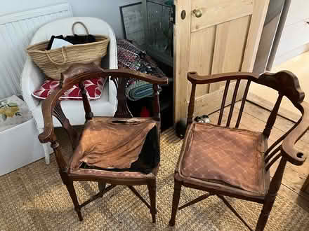 Photo of free Two corner chairs (Faversham ME13) #2