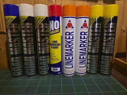Photo of free Spray marker paint, 15 unused aerosol cans. (Old Basing RG24) #1
