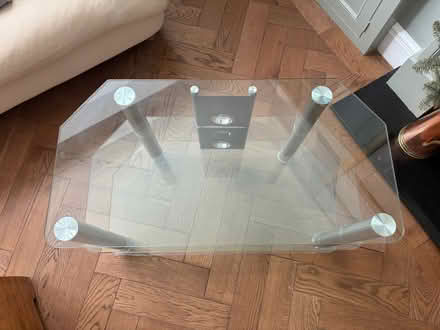 Photo of free Glass tv stand (Wandsworth Common SW18) #4