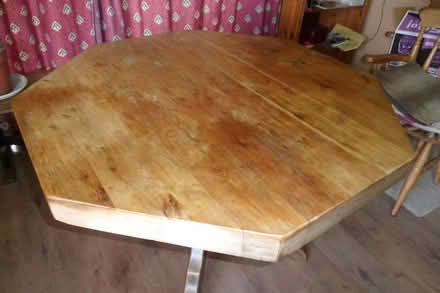 Photo of free 6-sided wooden table (Dawley TF4) #2