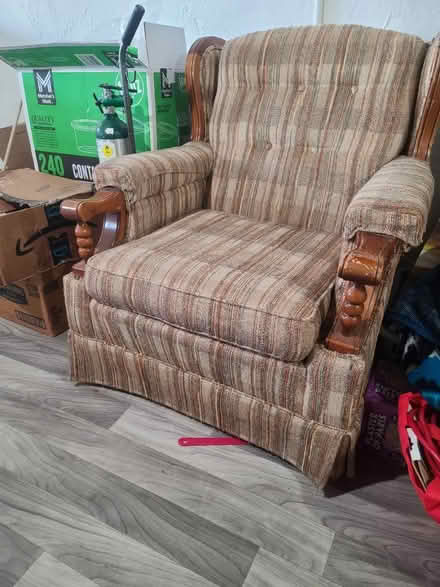 Photo of free Vintage Wingback Armchair (West Washington) #1