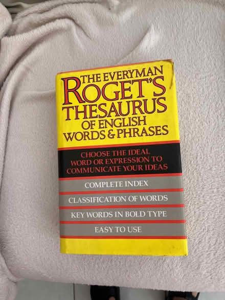 Photo of free The Everyman Roger’s Thesaurus (Rothley LE7) #1