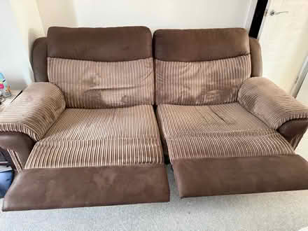 Photo of free 3 Seater Manual Recliner Sofa (Hinckley and Bosworth LE10) #2