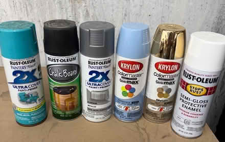 Photo of free Assorted spray paint (Belmont, MA) #1