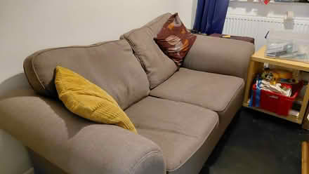 Photo of free Brown sofa bed and matching chair (Ormesby St Margaret NR29) #1