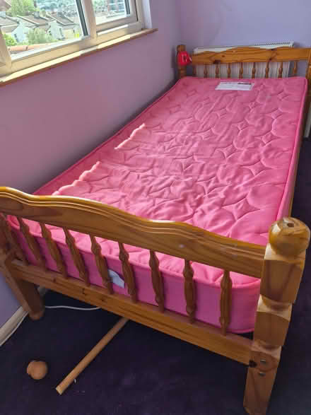 Photo of free Single pine bed frame (Ashton Gate BS3) #1