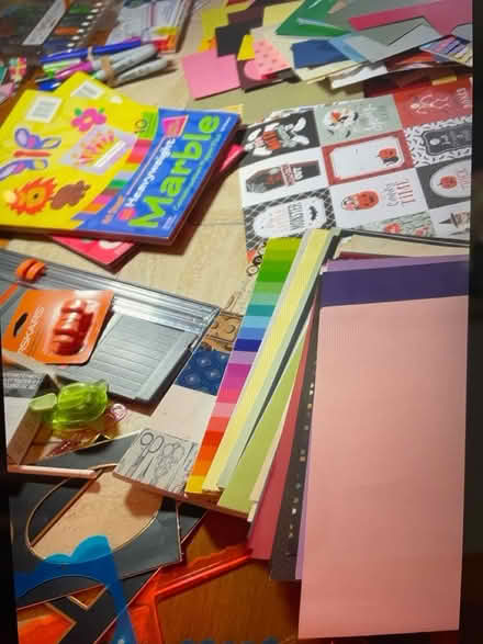 Photo of free Scrapbooking paper, stencils, etc (Near Seven Mile and Sheldon) #2