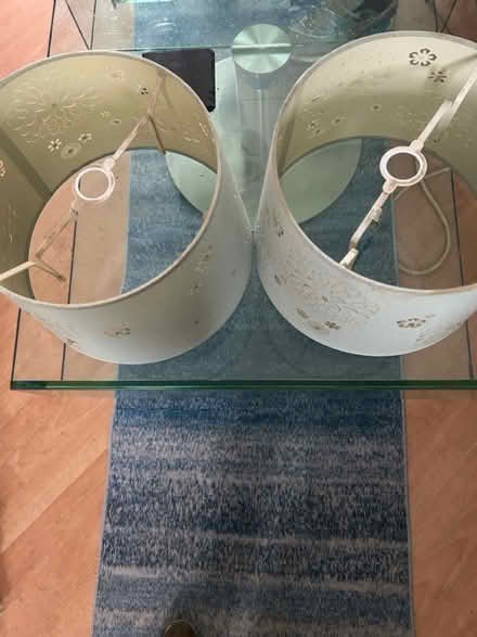 Photo of free Blue x2 lampshades (Luton LU1) #2