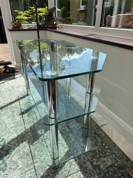 Photo of free Glass tv stand (Duffield DE56) #2