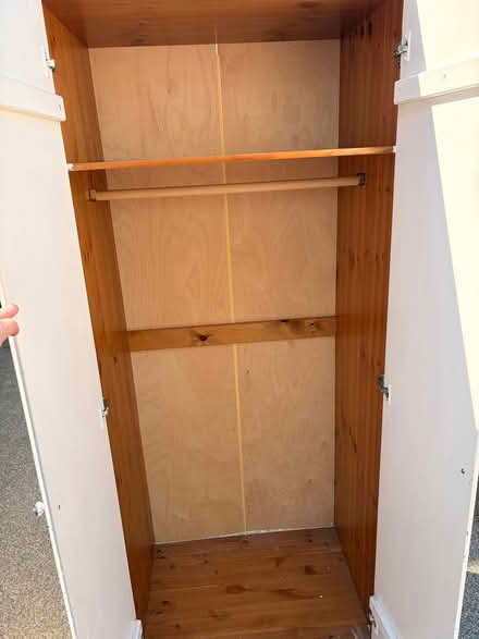 Photo of free Free standing wardrobe (Whitelea NE23) #2