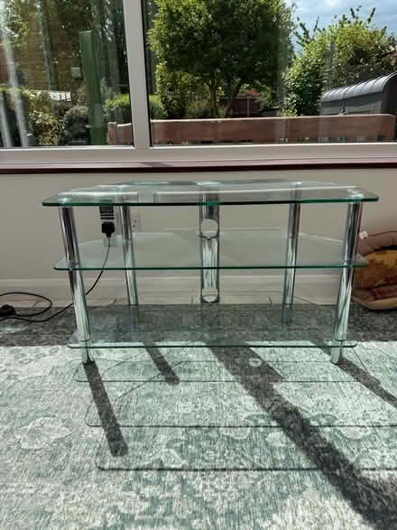 Photo of free Glass tv stand (Duffield DE56) #1