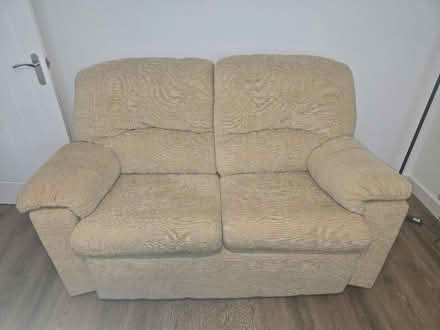 Photo of free 2 Sofas (Cream/ Beige colour) (Rainham, ME8) #1