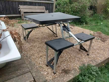 Photo of free Folding picnic table (Slindon common BN18) #1