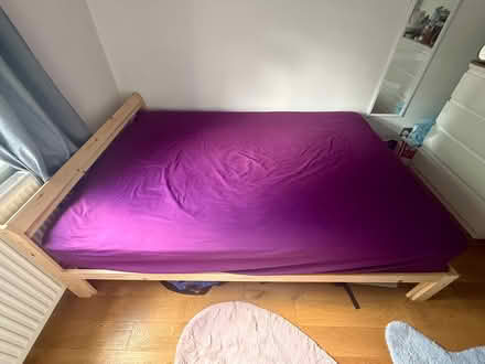 Photo of free bed frame and mattress (N2 9PT) #2