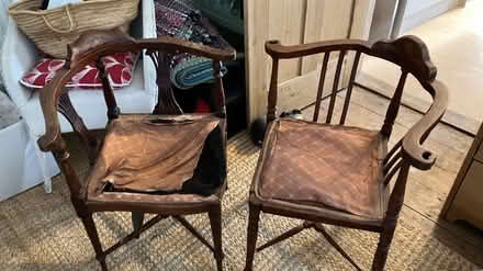 Photo of free Two corner chairs (Faversham ME13) #1