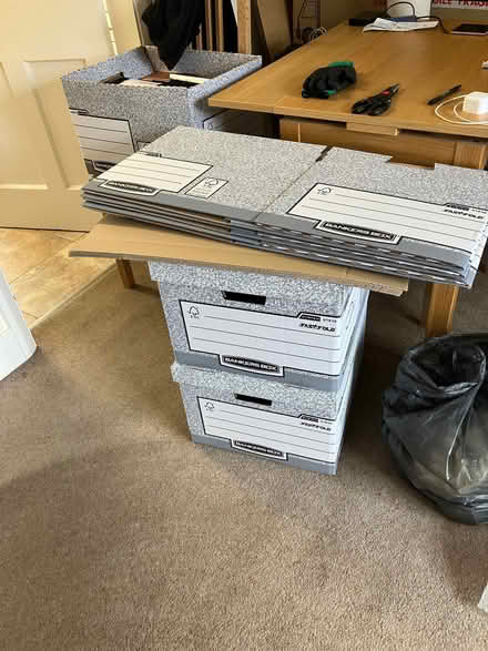 Photo of free 6 high-quality archive boxes with lids for moving/storage (Upper Wolvercote OX2) #1